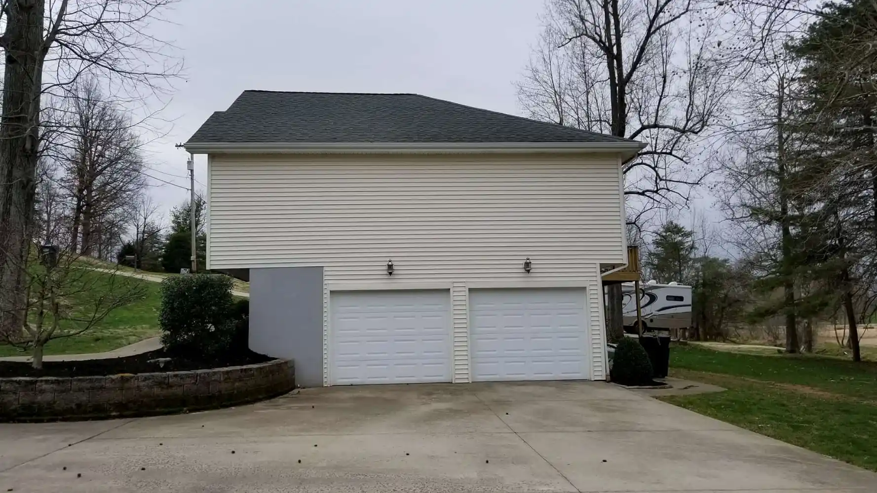 Clean siding after washing