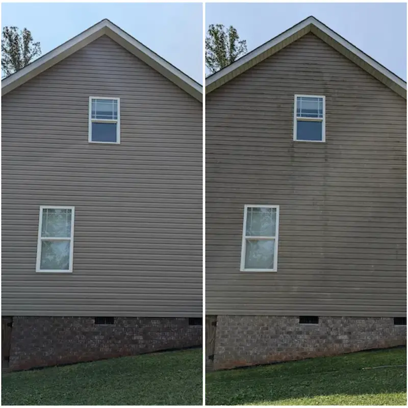 Algae removal before and after Summerfield, NC